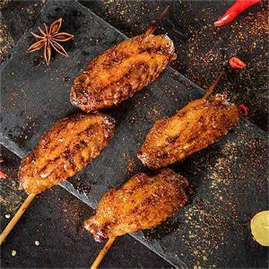 蜜汁鸡翅 (4pc) Teriyaki Chicken Wings (4pc)